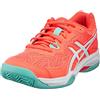 Asics Gel-Padel PRO 4, Scarpe da Tennis Donna, Blazing Coral/White, 42 EU