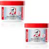 Leovet Pronto Soccorso Crema d'Argento | Per cavalli | 2 x 150 ml | Vegetale | Leovet | Cura pelle | Con avocado, consolida, cera d'api, calendula, jojoba, camomilla, argento & zinco | Confezione doppia