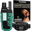 PAWPRO Collare da Addestramento per Cani | Portata XXL di 3000 m | Conforme Nuova Legge Benessere Animali 2024 | 3 Moda Beep, Vibrazione, Boost Vibrazione | per Cani di Tutte Le Taglie | Manuale IT