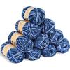 Coopay 10 Gomitolo di Lana per Uncinetto, 450g, Filato per Uncinetto Morbido Multicolore, Filato per Maglieria, Lana Gomitoli per Vestiti per Neonati, Sciarpe, Calzini - Blu Viola