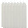 Etrexonline Candele Lunghe per Candelabro Senza Profumo, Durata 7,5 Ore - Set de 16 unità Candele Bianche