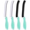 TQRR Spazzole Per Pulire- 2 pezzi Spazzola per WC, Spazzola Per La Pulizia Delle Fissure, Multifunzionale Spazzola Pulizia Casa per Cucina, Bagno, Finestra (4, Menta)