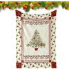 Embhlitfe Coperta natalizia in pile di Natale, coperta in pile, coperta natalizia, coperta per divano, letto, festa di Natale, regalo di compleanno (bianco)