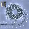Ollny Catena Luminosa di Natale 1000 LED 15m, Luci Stringa Fata luce Impermeabile con 8 modelli di illuminazione per Interno ed Esterno, Feste, Matrimoni, Albero y Giardino Decorazioni, Bianco Freddo