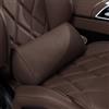 Dapucarin Cuscino Lombare Ergonomico Auto, Cuscino di Supporto Lombare per Sedia Ufficio, Supporto Lombare Divano, Parte Bassa Schiena in Memory Foam per Seggiolino, Marrone, 1 Pezzo