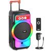 Pyle Cassa Bluetooth Potente 160 Watt, Sistema Stereo Wireless, Altoparlante Bluetooth Portatile con Bassi Potenti e Alti Chiari, Design Robusto