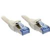 Lindy Cavo Patch Cat.6A S/FTP PIMF privo di Alogeni Grigio, 5m