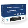 EDISION PICCO T265 Decoder Digitale Terrestre 2024 Full HD DVBT2 H265 HEVC 10 Bit Bonus TV, FTA, USB, HDMI, SCART, Sensore IR, Supporto USB WiFi, Telecomando Universale 2in1, Main 10