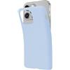 SBS Cover per iPhone 14 Pro Azzurro Cement Pantone 2127 C, Custodia Morbida e Flessibile Antigraffio, Cover Sottile e Comoda da Tenere in Tasca, Custodia Compatibile con Ricarica Wireless