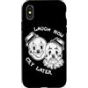Urban Empyre Ridere ora piangere dopo Hobo Chicano Clown Custodia per iPhone X/XS