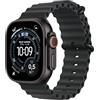 Apple Watch Ultra 3 GPS + Cellular, Cassa 49 mm in titanio nero con Cinturino Ocean nero