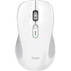 Trust Ferro Mouse Wireless con Rotellina Ultra Rapida e Scorrimento Orizzontale, Bluetooth + 2.4GHz, Pulsanti Silenziosi, 65% Plastica Riciclata, Mouse Bluetooth Multi-Dispositivo per PC Mac, Bianco