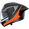 NOLAN Casco N60-6 SPORT CONTRASTO Nero Arancione NOLAN