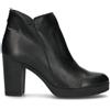 NEROFUMO Tronchetto donna nero in pelle