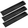 Coisien Universale Barre Flavorizer di Ricambio,Regolabili Piastra 34 a 53,3cm Durevole Acciaio Inossidabile Diffusore di Calore Copri Bruciatore Accessori per Charbroil della griglia a Gas.3Pack