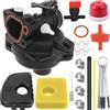 ZAMDOE 799583 Kit carburatore Compatibile per Briggs & Stratton 08P502 8P502 09P602 9P602 300E 450E 500E 500EX 125cc 150cc Series Motori, sostituisce 593261 595656 591979,con Filtro dell'Aria 799579