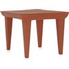 Kartell Tavolino Bubble Club, Polietilene, Rosso, 51,5 x 51,5 x 41,5 cm