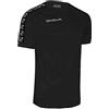 Givova Poly Band - Maglietta a Maniche Corte Unisex - Adulto, Nero, 2XS