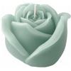 Cereria Di Giorgio - Candela a forma di Bocciolo di Rosa - Colore Grigio Verde - Diametro 8 cm Altezza 8 cm - Sacchetto Regalo - Spring Collection - Artigianale