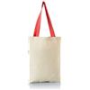 Bonamaison, 100% Cotone Borsa Tote Stampata, Borsa Della Spesa Riutilizzabile, Borsa Della Spesa, Ecologica, Borsa in Tela Con Manici Rossi, 34X40 Cm - Progettata E Prodotta in Turchia
