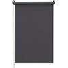 Sekey Tenda a rullo oscurante, senza fori, Klemmfix, larghezza 90 cm, protezione dal calore e protezione solare, montaggio a parete, per finestre e porte, 90 x 220 cm, grigio