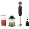 Avilia - Frullatore a Immersione 4 in 1 con Lama Inox Ultra Resistente, Accessori Inclusi per Tritare, Montare e Miscelare, Ideale per Smoothie, Zuppe e Salse Cremose