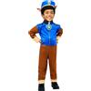 Rubie's Paw Patrol Nickelodeon ufficiale - Costume di lusso Chase Paw Patrol - Taglia 2-3 anni