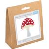 Trimits Kit di decorazione in feltro, 8,5 x 12 cm, fungo velenoso