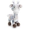 NICI Winny Winterfur Giraffa di peluche, morbida, tenero pupazzo in piedi per coccole e giochi, per adulti e bambini, 20 cm, blu - 62414