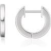 Limerencia Titanio Creoli, 10mm Hypoallergenic Nickel Free G23 Medical Creoli Orecchini per le donne(argento)