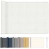 HENG FENG Frangivisto per Balcone 0.9x2m, 160g/㎡ PES Telo Balcone ringhiera,Protezione Privacy, Anti-UV, Impermeabile,Resistente al Vento, con Cinghie, Crema