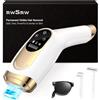 RWSRW Epilatore Luce Pulsata, 5 Livelli di Energia, IPL Epilatore Laser Perfetto per Donne, Uomo