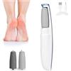 smtfcty Piede esfoliante ricaricabile, levigatrice elettrica per piedi, rimozione di calli forte set di pedicure, pesantezza, tacchi