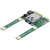 Demiawaking Scheda PCI Express Mini PCI-E a USB3.0 Scheda di Espansione Mini PCI-E a USB 3.0 per Notebook