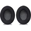Generic Cuscinetti auricolari di ricambio compatibili con cuffie Sennheiser HD418, HD428, HD419, HD429, HD448, HD449, HD482, HD471, in velluto nero