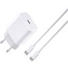 PH26 Caricatore rapido da 20 W + cavo USB-C compatibile con Realme Note 60 x (pacchetto caricatore + cavo 1 m)