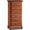 milani home s.r.l.s. Cassettiera in Legno Massello 50x35x105