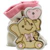 Doni Bomboniere Nascita 12PZ Scatolina Portaconfetti Sacchettino Rosa Elefantino Tenero Bimba Femminuccia Confettata Battesimo Baby Shower Pensierini Scatole Fiocco E Palloncino Confetti Bambina Co