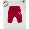 Prénatal Pantalone bimbo bordeaux con stampa