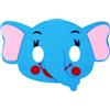 Jtnohx Feltro Maschere Animali, 10 Pz Maschera Halloween, Costume Animale per Compleanno Party Forniture (Elefante Maschera)