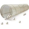 3 Sprouts - Tunnel Gioco per Bambini - Tenda da Gioco Pieghevole e Portatile - Percalle Beige