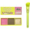 Made By Mitchell Mini Curve Cases Blursh, Bronze, Glow Palette make-up 1 pz. Lighter