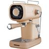 TOGNANA - Macchina da caffè Espresso Champagne Linea Iridea 1100 Watt - Compatibile con caffè macinato e cialde Ese