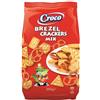 Croco Brezel Crackers Mix, Assortimento di Cracker per Antipasto, Sale Marino, Sesamo, Semi di Papavero e Pretzel Salati, Snack Salati Assortiti, Confezione da 12 x 250g