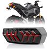 DREAMIZER Fanale Posteriore luce Freno Integrato con Indicatori di Direzione a LED per Moto, Compatibile con Honda Grom 2014-2022 MSX125 CB650F CB650R CBR650F CTX700N