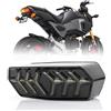 DREAMIZER Fanale Posteriore luce Freno Integrato con Indicatori di Direzione a LED per Moto, Compatibile con Honda Grom 2014-2022 MSX125 CB650F CB650R CBR650F CTX700N