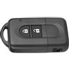 Mxtech Custodia portachiavi, Custodia portachiavi a distanza Compatta Copertura guscio chiave a 2 pulsanti, ABS leggero per Nissan Micra Nissan Note Nissan X-Trail Nissan Qashqai