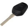 Briny River Custodia per telecomando a 2 pulsanti, lama non tagliata, compatibile con Porsche 986 Boxster