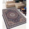 Pierre Tappeti Parure (3 pezzi) di Tappeti arredo soggiorno disegno orientale persiano classico ROYAL SHIRAZ 2082 BLU tris scendiletto