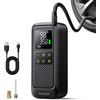Lamicall Pompa Elettrica per Bicicletta, Compressore Aria Portatile - [Spegnimento Automatico] Max 150 PSI, Luce Led Integrata, Pompa Aria con Porta Type-C, Mini Gonfiatore per Auto/Bici/Moto/Palla